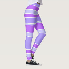 Leggings Rayas violetas