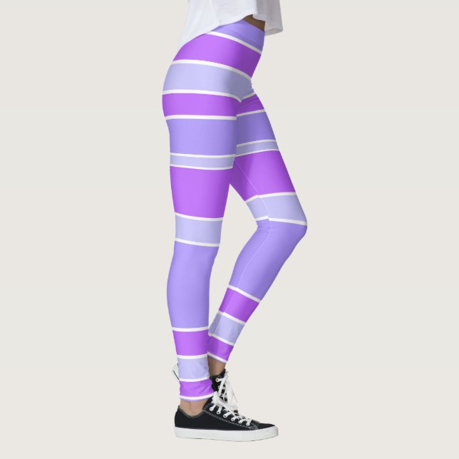 Leggings Rayas violetas (Derecha)