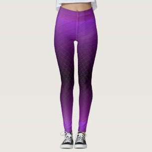 Leggings Rayas violetas púrpuras de ormbre