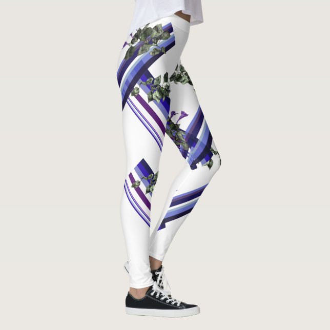 Leggings Rayas y flores (Derecha)