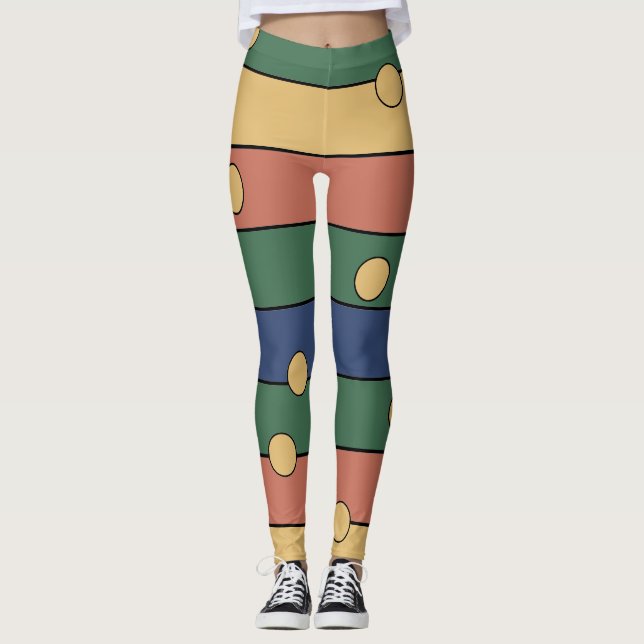 Leggings rayas y puntos (Anverso)