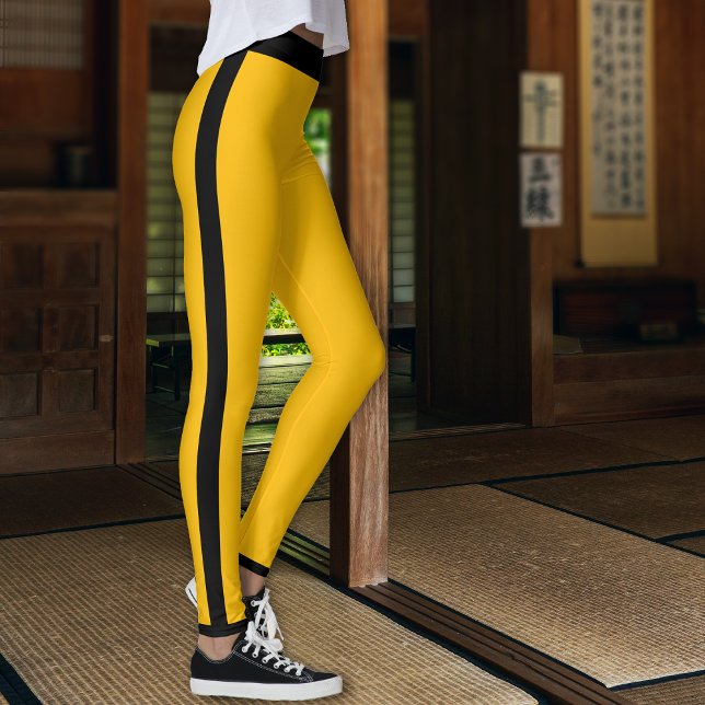 Leggings Rayo amarillo y negro (Subido por el creador)