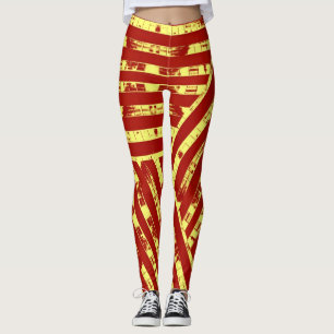Leggings Rayo rojo