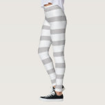 Leggings Rayos de caramelo blanco gris<br><div class="desc">Leyendas de caramelo blanco y gris.</div>