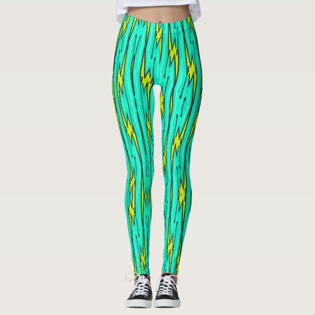 Leggings Rayos Relámpago (Anverso)