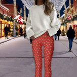 Leggings Razzle Dazzle Navidades Purpurina Polka puntos roj<br><div class="desc">¡Este Navidad Purpurina falso Polka Dots Leggings se ve tan genial,  de moda y bonito! Ideal para llevar un Top festivo y listo para el fiesta! También se puede gastar fuera de temporada.</div>