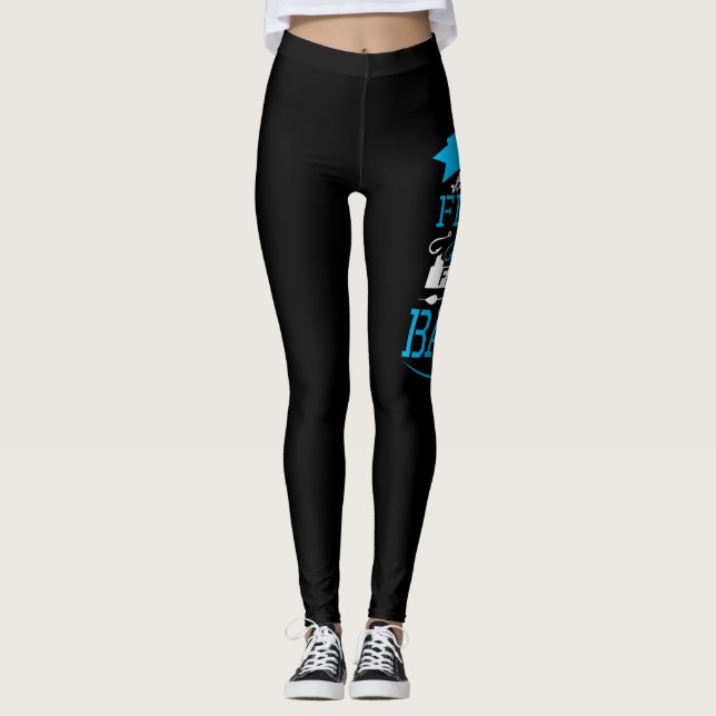 Leggings Real Girl Go Fishing For Bass (Anverso)