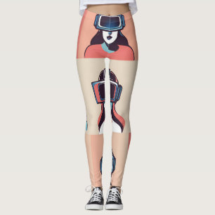 Leggings "¿Realidad? Opcional: audífonos VR futuristas