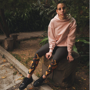 Leggings Rebozuelos de Acuarela de Otoño Hojas Bellotas