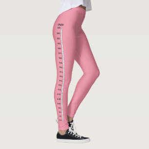 Leggings Recaudación de fondos Piernas 500 $ Rosa