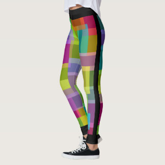 Leggings Rectángeles de color socialita