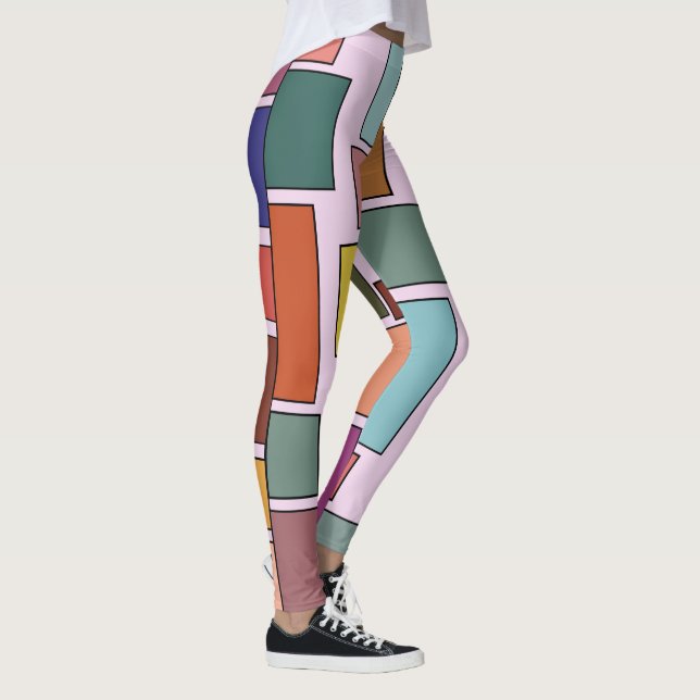 Leggings Rectángulos de Boho (Derecha)