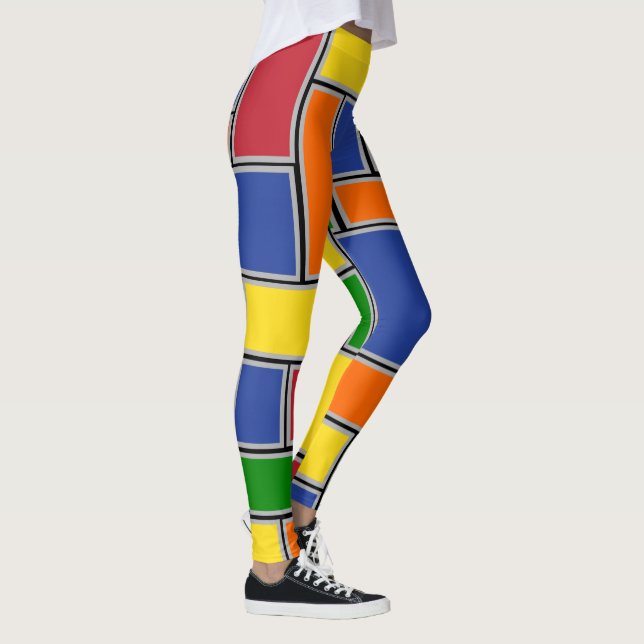 Leggings Rectángulos de color (Derecha)