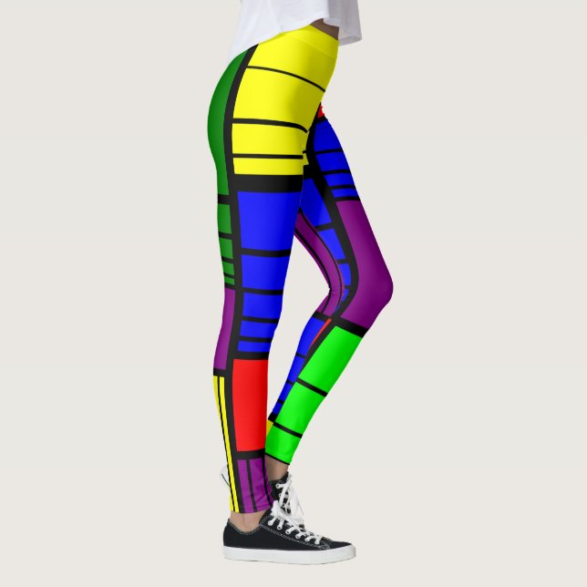 Leggings Rectángulos divididos (Derecha)