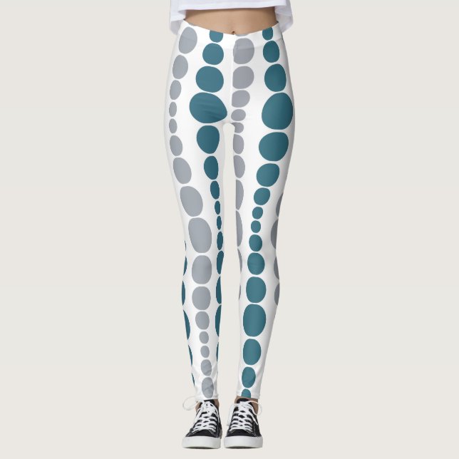Leggings Rectángulos modernos (Anverso)