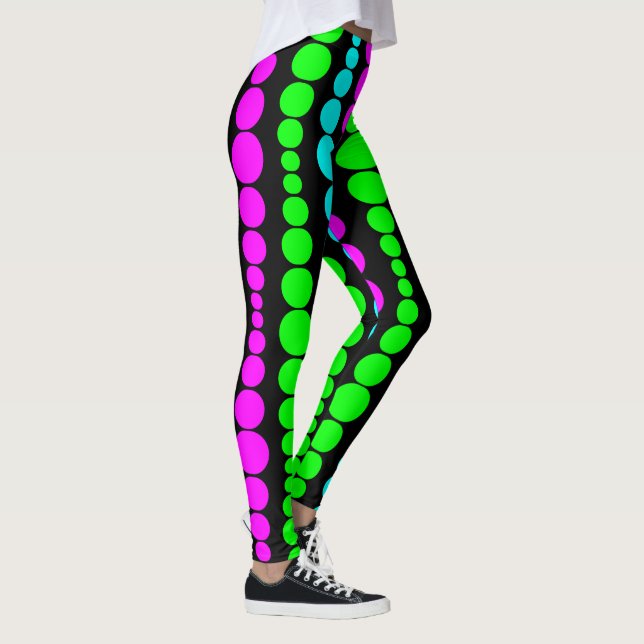 Leggings Rectángulos Neon Modern  (Derecha)