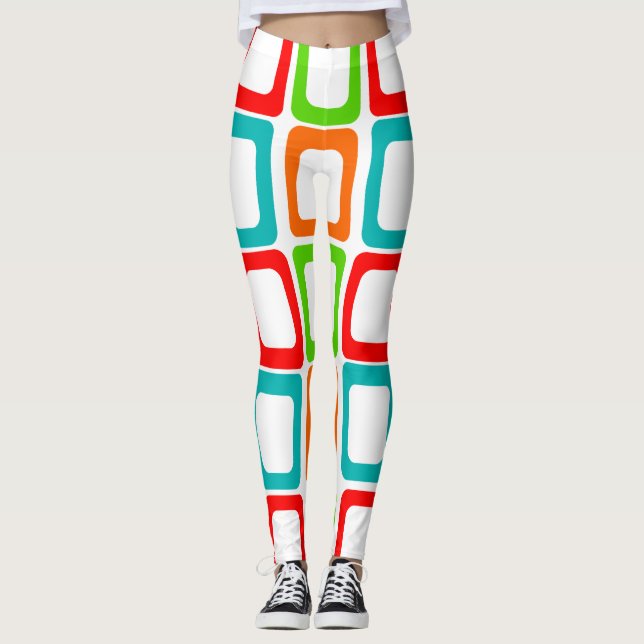 Leggings Rectángulos sesgados (Anverso)