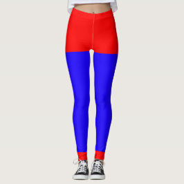 Leggings Red And Blue