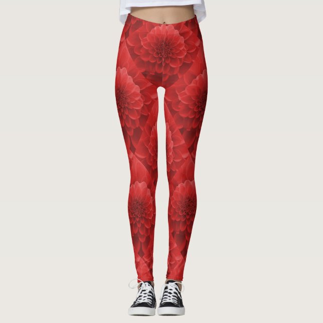Leggings Red Dahlia (Anverso)