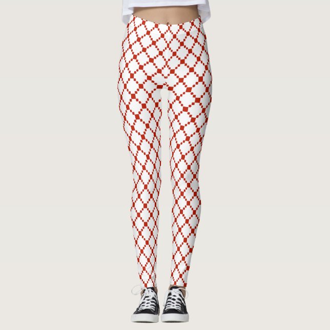 Leggings Red Dot Pattern (Anverso)