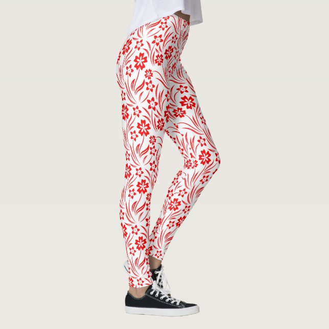 Leggings Red Flowers  (Derecha)