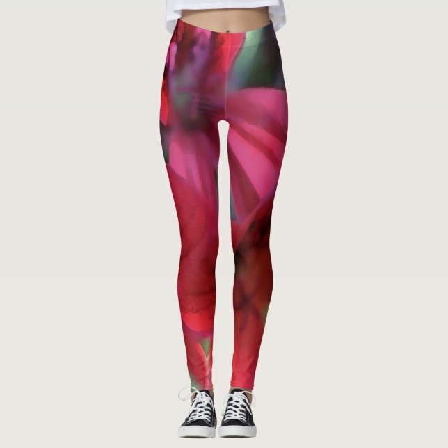 Leggings Red Geranium (Anverso)