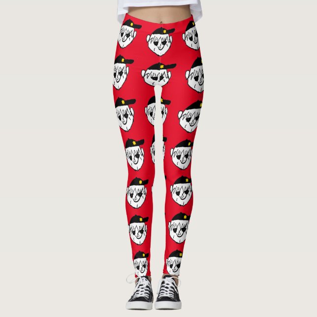 Leggings Red Little Joe (Anverso)