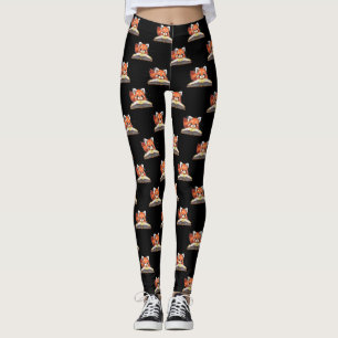 Leggings Red Panda Book Lover