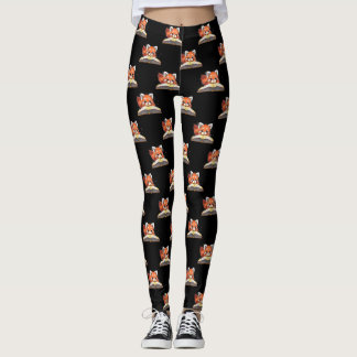 Leggings Red Panda Book Lover