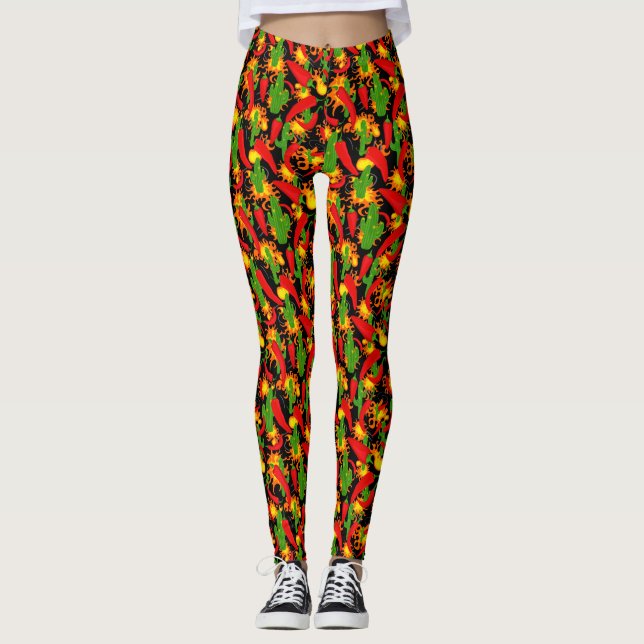 Leggings Red Pepper Chili Cocina Divertida (Anverso)