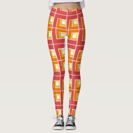 Leggings Red Topsy Turvy