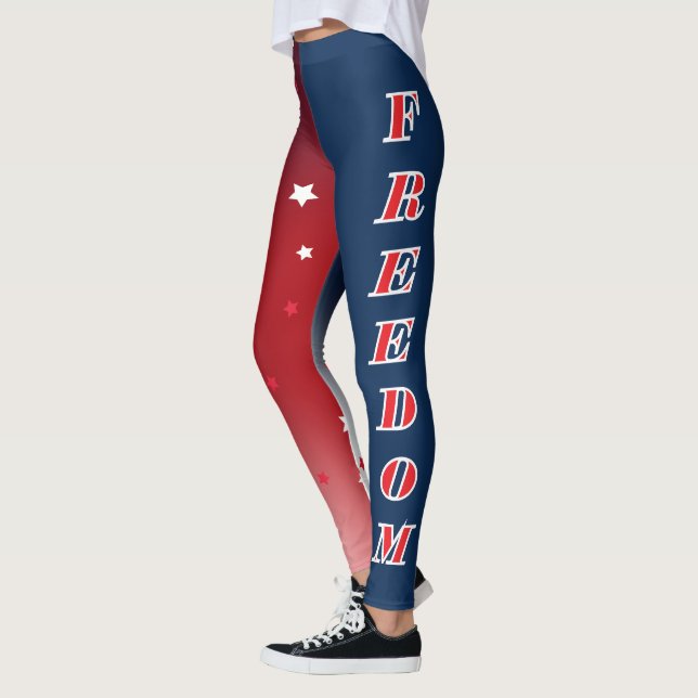 Leggings Red White and Blue Freedom (Izquierda)