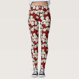 Leggings RedandWhiteRoses