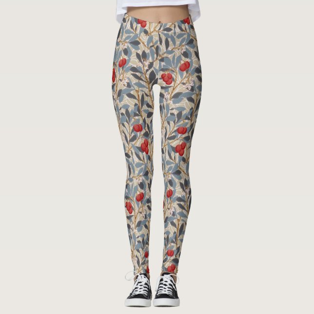 Leggings Redberry Tree, William Morris (Anverso)