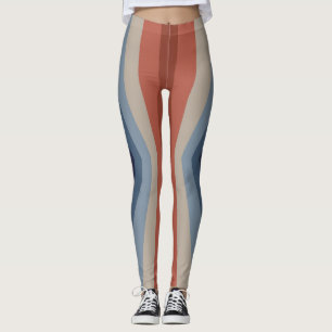 Leggings Reflejo arcoiris en estilo retro