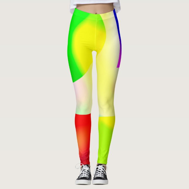 Leggings Reflejo de arte pop (Anverso)
