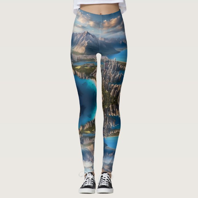 Leggings "Reflexión Majestic Peaks (Anverso)