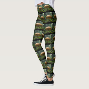 Leggings Refugio en el Día de las Lluvias: Ranas refugiándo
