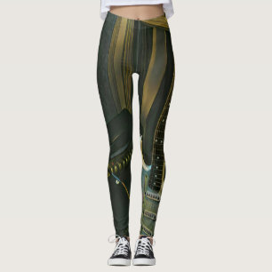 Leggings regalo acústico de guitarra eléctrica de bajo