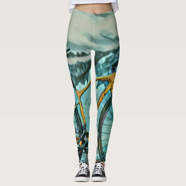 Leggings Regalo de ciclismo sobre el amante (Anverso)