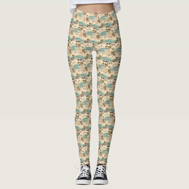Leggings Regalo de Cumpleaños | El Sol Tropical Calienta El (Anverso)