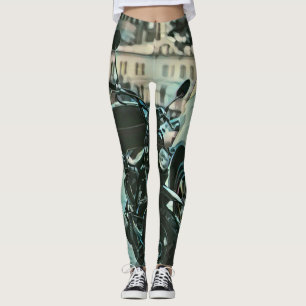 Leggings Regalo de motocicleta de época