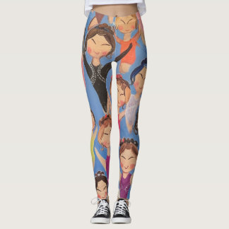 Leggings Regalo de patrones de colores de gimnasia
