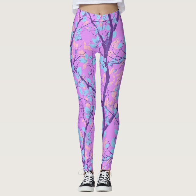 Leggings Regalo para chicas adolescentes de estampado de ca (Anverso)