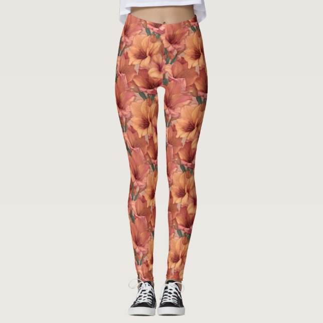 Leggings Regalos de agradecimiento estéticos de amaryllis c (Anverso)