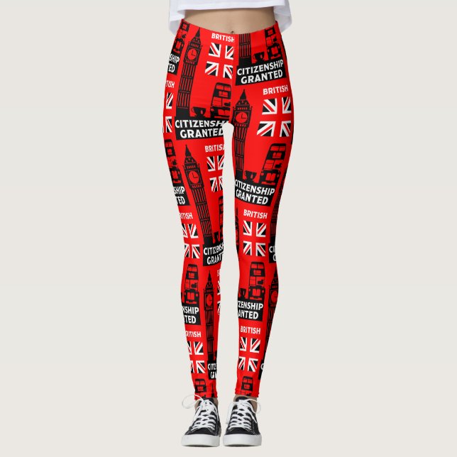 Leggings Regalos de ciudadanía británica (Anverso)