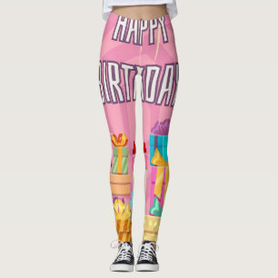Leggings Regalos de cumpleaños felices