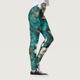 Leggings Regalos de fantasía de gardenias atléticas de gard