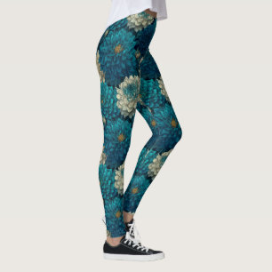 Leggings Regalos de flores de Dahlias Gimnasio Dahlias Esté