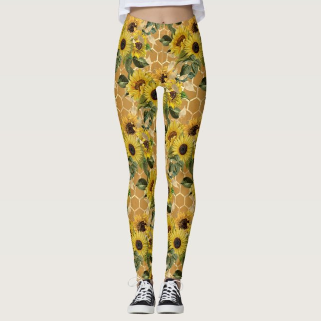 Leggings Regalos de girasol | Hacerlo Como Un Girasol (Anverso)